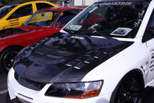 Load image into Gallery viewer, 782.00 SEIBON Carbon Fiber Hood Mitsubishi Lancer EVO 8/9 (03-07) CW/CWII/OE/TSII Style - Redline360 Alternate Image