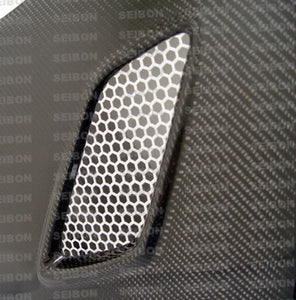 797.00 SEIBON Carbon Fiber Hood Honda Civic Coupe (2006-2010) OEM/MG/TS Style - Redline360