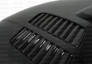 896.00 SEIBON Carbon Fiber Hood BMW 328i 335i E92 (07-10) BM/GTR Vents/OEM Style - Redline360