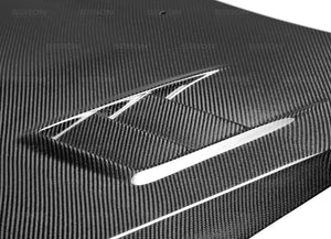 1028.50 SEIBON Carbon Fiber Hood Subaru WRX & WRX STi (08-14) CW/CWII/OE Style - Redline360