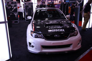 1028.50 SEIBON Carbon Fiber Hood Subaru WRX & WRX STi (08-14) CW/CWII/OE Style - Redline360