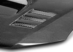 1028.50 SEIBON Carbon Fiber Hood Subaru WRX & WRX STi (08-14) CW/CWII/OE Style - Redline360