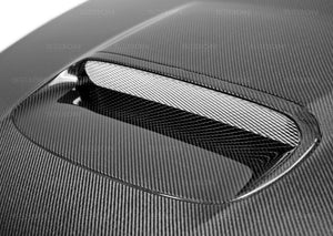 1028.50 SEIBON Carbon Fiber Hood Subaru WRX & WRX STi (08-14) CW/CWII/OE Style - Redline360