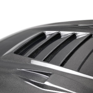 1870.00 SEIBON Carbon Fiber Hood Nissan GT-R R35 (09-16) DS/DV/ES/GT/GTII/OE/MS/VSII Style - Redline360