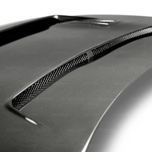 1870.00 SEIBON Carbon Fiber Hood Nissan GT-R R35 (09-16) DS/DV/ES/GT/GTII/OE/MS/VSII Style - Redline360