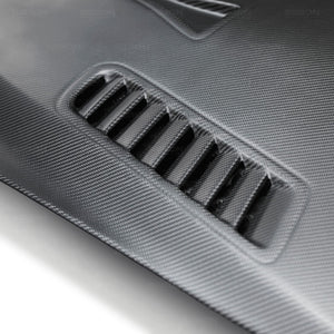 1870.00 SEIBON Carbon Fiber Hood Nissan GT-R R35 (09-16) DS/DV/ES/GT/GTII/OE/MS/VSII Style - Redline360