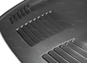 1870.00 SEIBON Carbon Fiber Hood Nissan GT-R R35 (09-16) DS/DV/ES/GT/GTII/OE/MS/VSII Style - Redline360