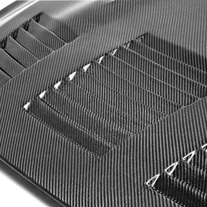 1870.00 SEIBON Carbon Fiber Hood Nissan GT-R R35 (09-16) DS/DV/ES/GT/GTII/OE/MS/VSII Style - Redline360