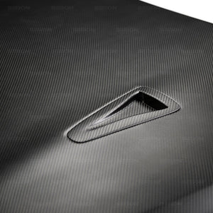 1870.00 SEIBON Carbon Fiber Hood Nissan GT-R R35 (09-16) DS/DV/ES/GT/GTII/OE/MS/VSII Style - Redline360