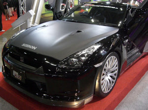 1870.00 SEIBON Carbon Fiber Hood Nissan GT-R R35 (09-16) DS/DV/ES/GT/GTII/OE/MS/VSII Style - Redline360