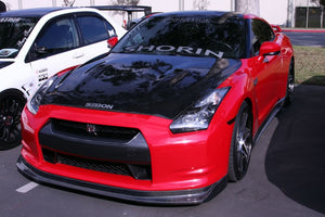 1870.00 SEIBON Carbon Fiber Hood Nissan GT-R R35 (09-16) DS/DV/ES/GT/GTII/OE/MS/VSII Style - Redline360