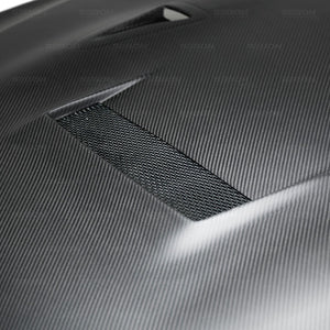 1870.00 SEIBON Carbon Fiber Hood Nissan GT-R R35 (09-16) DS/DV/ES/GT/GTII/OE/MS/VSII Style - Redline360