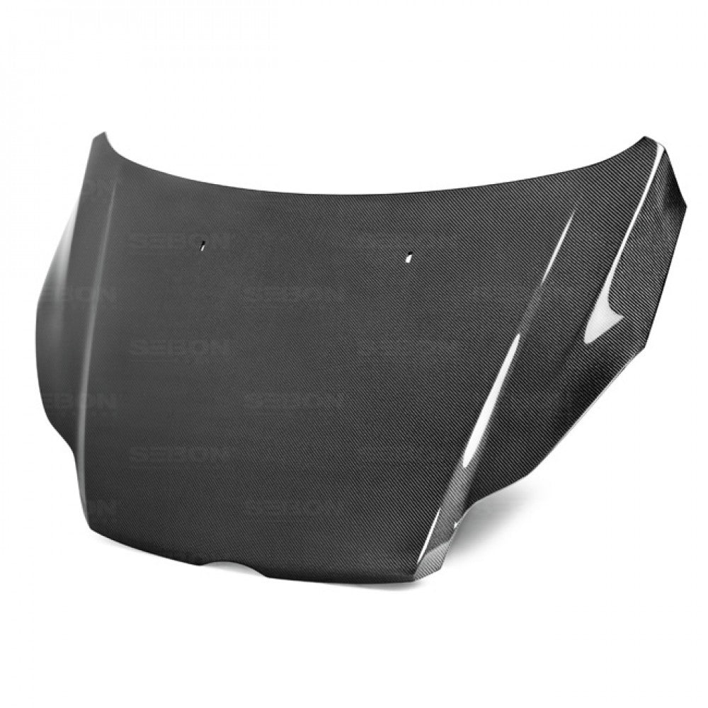 744.00 SEIBON Carbon Fiber Hood Ford Focus (2012-2014) OEM or RS Style - Redline360