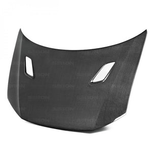 797.00 SEIBON Carbon Fiber Hood Honda Civic Coupe (2012-2013) OEM or Vented MG/TS Style - Redline360