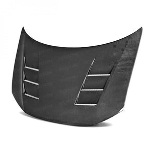 797.00 SEIBON Carbon Fiber Hood Honda Civic Coupe (2012-2013) OEM or Vented MG/TS Style - Redline360