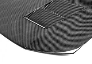 797.00 SEIBON Carbon Fiber Hood Honda Civic Coupe (2012-2013) OEM or Vented MG/TS Style - Redline360