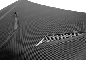 901.00 SEIBON Carbon Fiber Hood Hyundai Genesis Coupe (13-16) OEM/SC/TS Style - Redline360