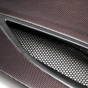 2550.00 SEIBON Carbon Fiber Hood Acura NSX (2017-2020) Dry or Dry Red Carbon Hood - Redline360
