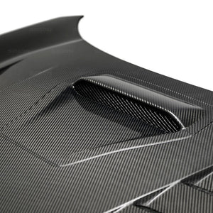 1020.00 SEIBON Carbon Fiber Hood Honda Civic Type-R (2017-2020) OEM/CV/TS Style - Redline360