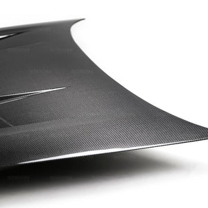 935.00 SEIBON Carbon Fiber Hood Kia Stinger (2018-2022) OEM or TS Vented Style - Redline360