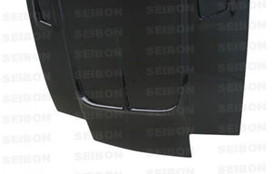 901.00 SEIBON Carbon Fiber Hood Nissan 240SX S13 (89-94) OEM / DV Vented / DVII / TT Style - Redline360