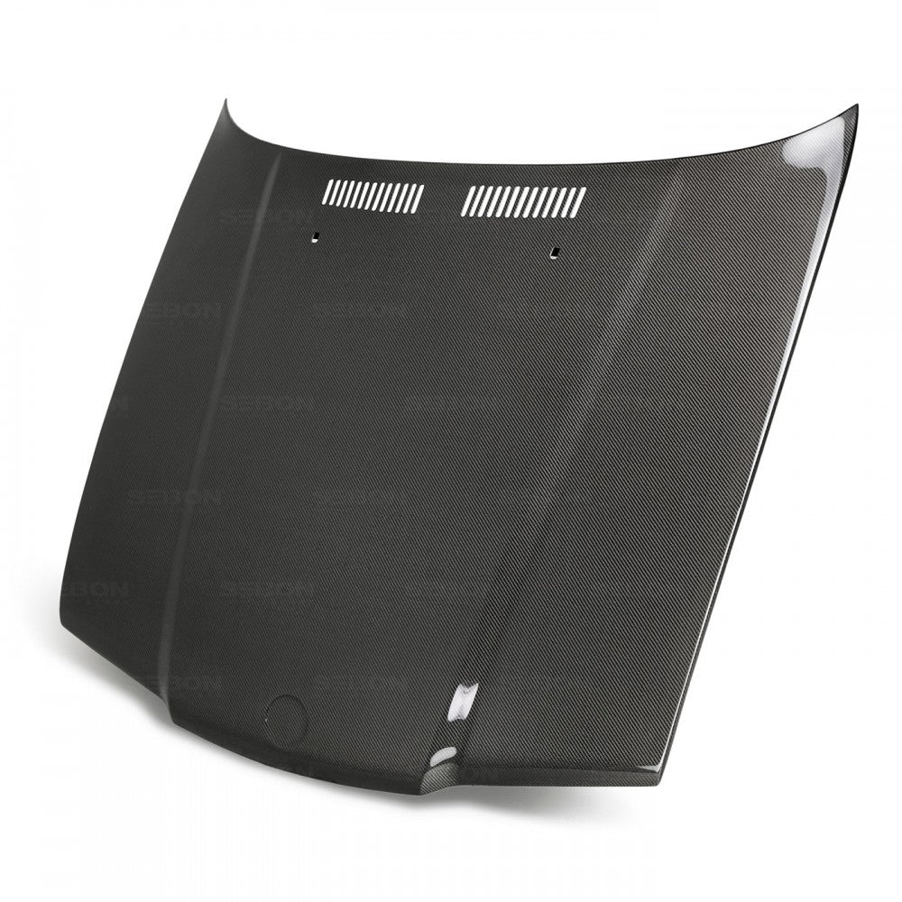 986.00 SEIBON Carbon Fiber Hood BMW E36 318i/325i/328i & M3 (1992-1998) OEM or ER Style - Redline360