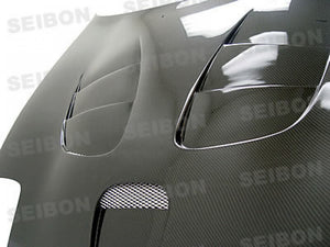 991.00 SEIBON Carbon Fiber Hood Mazda RX7 FD (1993-1995) DS/KS/OEM/ST/TS Style - Redline360