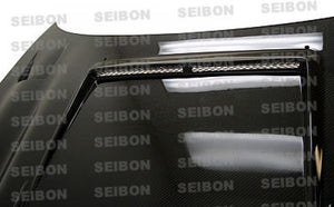 949.00 SEIBON Carbon Fiber Hood Mitsubishi 3000GT (1994-1999) OEM or DVII Vented - Redline360