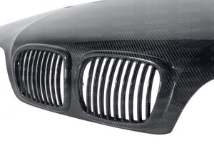 1615.00 SEIBON Carbon Fiber Hood BMW 5 Series / M5 E39 (97-03) OEM or GTR Style - Redline360