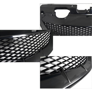 59.00 Spec-D Grill Honda Civic Coupe/Sedan (2004-2005) TR Style - Matte or Glossy Black - Redline360