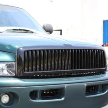 Load image into Gallery viewer, Spec-D Grill Dodge Ram (1994-2002) [Vertical Grille] Chrome or Glossy Black - Chrome Alternate Image