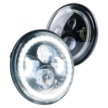 Load image into Gallery viewer, 179.99 Xprite LED Headlights Jeep Wrangler JK (97-18) 7" 90W CREE LED Headlights RGB Halo - Redline360 Alternate Image