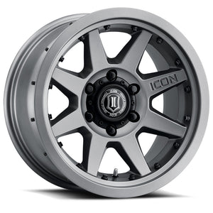 369.99 ICON Alloys Rebound Pro Wheels (17x8.5" 5x5 -6mm Offset) Bronze / Satin Black / Titanium - Redline360