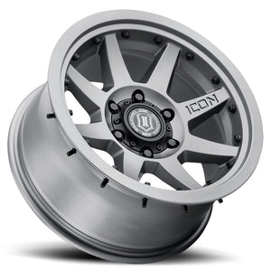 369.99 ICON Alloys Rebound Pro Wheels (17x8.5" 5x150 +25mm Offset) Bronze / Satin Black / Titanium - Redline360