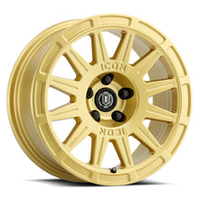 Load image into Gallery viewer, 259.99 ICON Alloys Ricochet Wheels (15x7&quot; 5x100 +15mm Offset) Satin Black or Gloss Gold - Redline360 Alternate Image