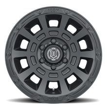 Load image into Gallery viewer, 314.99 ICON Alloys Thrust Wheels (17x8.5&quot; 6x5.5 +25mm Offset) Satin Black or Smoke Satin Black - Redline360 Alternate Image