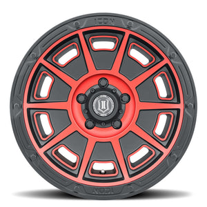 329.99 ICON Alloys Victory Wheels (17x8.5" 5x5 -6mm Offset) Satin Black or Smoke Satin w/ Black Tint - Redline360