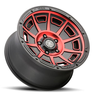 329.99 ICON Alloys Victory Wheels (17x8.5" 5x5 -6mm Offset) Satin Black or Smoke Satin w/ Black Tint - Redline360