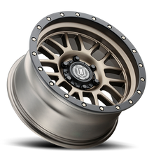 Load image into Gallery viewer, 339.99 ICON Alloys Alpha Wheels (17x8.5&quot; 6x5.5 0mm Offset) Bronze / Gunmetal / Black w/ Black Ring / Machine Faced / Titanium - Redline360 Alternate Image