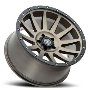 369.99 ICON Alloys Compression Wheels (18x9" 6x135 +6mm Offset) Bronze / Satin Black / Titanium - Redline360