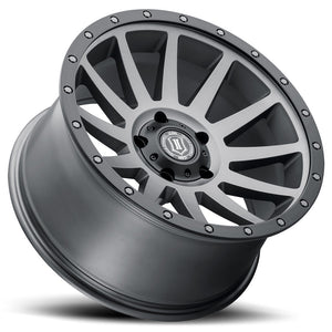 369.99 ICON Alloys Compression Wheels (18x9" 5x5 -12mm Offset) Bronze / Satin Black / Titanium - Redline360