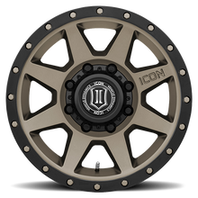 Load image into Gallery viewer, 389.99 ICON Alloys Rebound HD Wheels (18x9&quot; 8x6.5 +12mm Offset) Bronze / Satin Black / Titanium - Redline360 Alternate Image