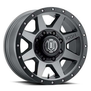389.99 ICON Alloys Rebound HD Wheels (18x9" 8x180 +12mm Offset) Bronze / Satin Black / Titanium - Redline360