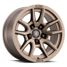 Load image into Gallery viewer, 299.99 ICON Alloys Victor 6 Wheels (17x8.5&quot; 6x5.5 0mm Offset) Bronze / Satin Black / Titanium - Redline360 Alternate Image