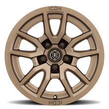 Load image into Gallery viewer, 309.99 ICON Alloys Victor 6 Wheels (17x8.5&quot; 6x5.5 +25mm Offset) Bronze / Satin Black / Titanium - Redline360 Alternate Image