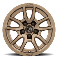 Load image into Gallery viewer, 309.99 ICON Alloys Victor 6 Wheels (17x8.5&quot; 6x135 +6mm Offset) Bronze / Satin Black / Titanium - Redline360 Alternate Image