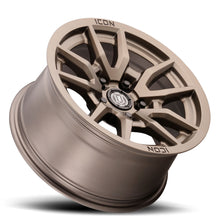 Load image into Gallery viewer, 309.99 ICON Alloys Victor 6 Wheels (17x8.5&quot; 6x135 +6mm Offset) Bronze / Satin Black / Titanium - Redline360 Alternate Image