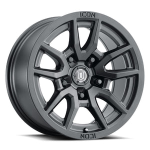 299.99 ICON Alloys Victor 6 Wheels (17x8.5" 6x5.5 0mm Offset) Bronze / Satin Black / Titanium - Redline360