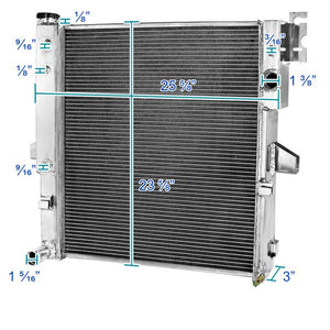 179.00 Spec-D Aluminum Radiator Explorer V8 / Mountaineer V8 (96-99) Aluminum - Redline360