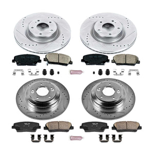 378.85 PowerStop Z23 Evolution Sport Brake Kits Kia Optima (2011-2015) Front or Rear - Redline360